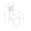 Ensemble de 3 tables de cuisine pour petits espaces comprenant une table de salle à manger ronde avec piédestal et 2 chaises rembourrées en tissu de lin, 36 x 36 pouces, chêne-108003995-108003989-108003988