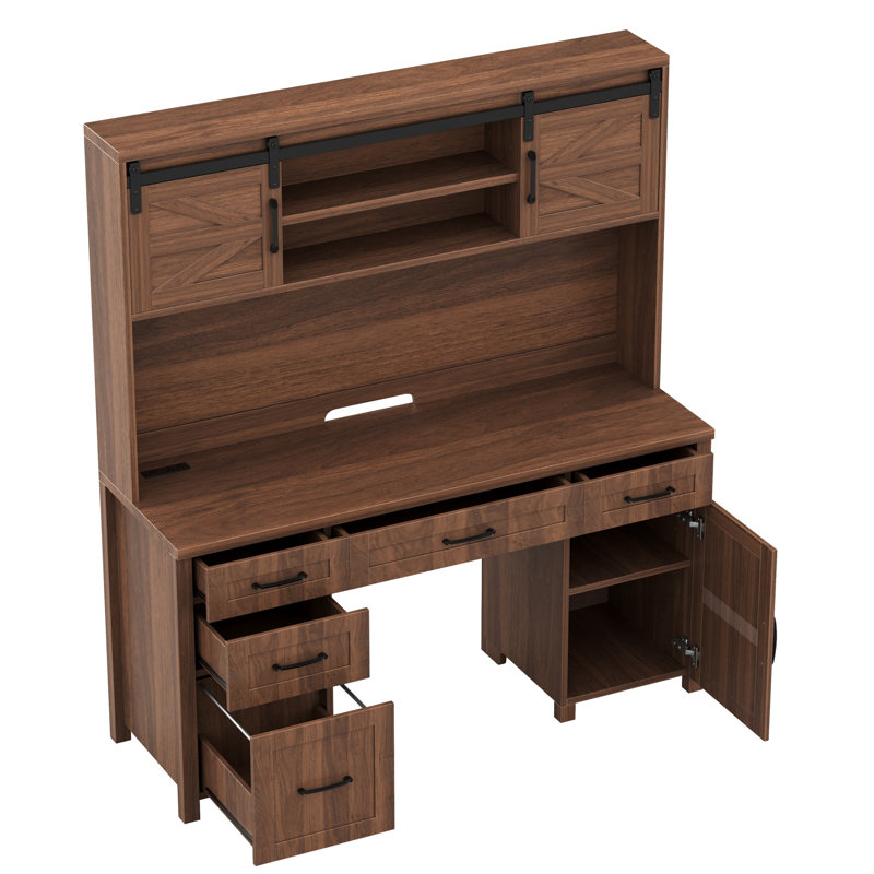 Bureau de direction Farmhouse, Noyer