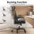 Ergonomic Office Chair, Home Office Desk Chair With Headrest, High Back Computer Chair With Armrests And Adjustable Lumbar Support For Home Office Study Room-1627056093-1627056092