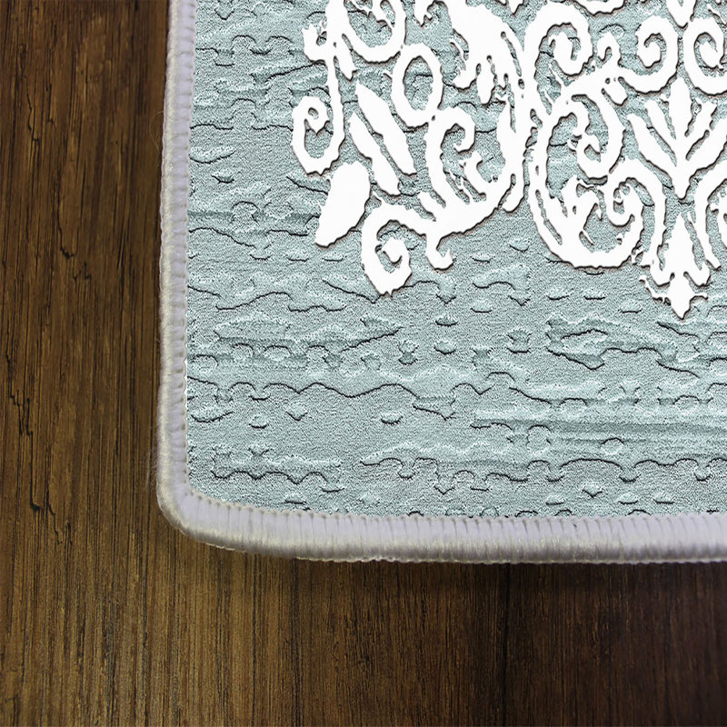 Elegant Hall Carpet, 31.5 x 78.7 inches | 100% Polyester, 0.4 inch Pile Height | Antibacterial, Non-Slip PVC Felt Dot Underside | Machine Washable, Durable Woven Design | Perfect for Entryways & Living Spaces