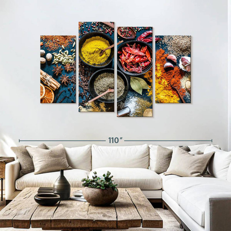 Yarlin Spice Medley, 54" H x 84" W