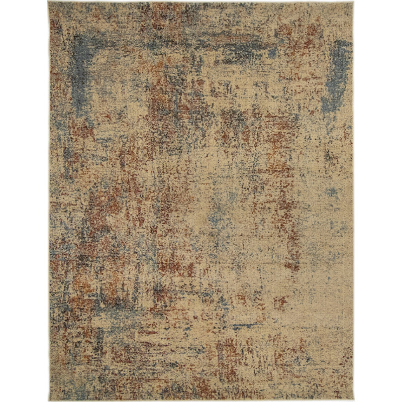 Toro Abstract Indoor Rug, Rectangle 5'2" x 8'