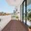 Carreaux de terrasse en plastique emboîtables-123495268