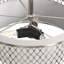 Luminaire plafonnier semi-encastré de style lustre moderne 17 pouces