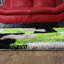 TAPIS EN POLYESTER ÉCOLOGIQUE ET À MAIN HAG touffeté à la main Heller - Rectangle | Vert beige | Géométrique moderne | High Pile | Épais fait à la main | Antidérapant | Tapis pour le salon-71848741