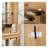 Corner Glass Cabinet Lighted Curio Cabinet Corner Display Case For Living Room, Curio Cabinet, Antique Collection, Wine,Bar Glass Storage Light Included-1306974507