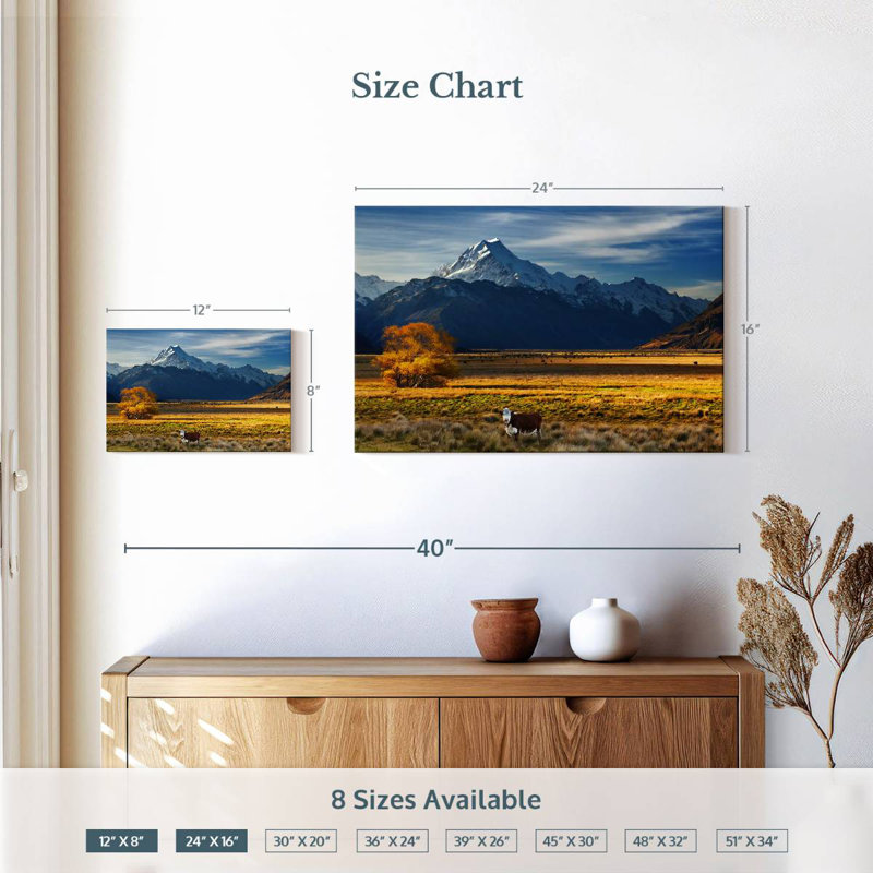 Nicci Mount Cook Farmland, H 16 po x l 24 po