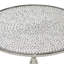 Table d'appoint en aluminium et aluminium