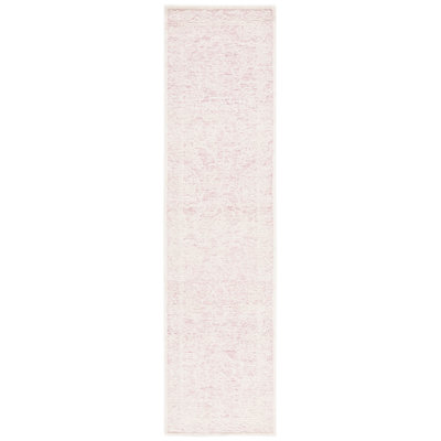 Chevallier Hand Tufted Wool Cotton with Latex Oriental Rug in Ivory/Pink