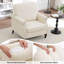 Fauteuil rembourré avec accents cloutés-209729339