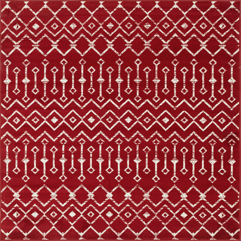 Aemtenan Abstract Indoor Rug, Square 6'