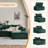 Boneless 108" W Reversible Modular Sectional with No Assembly Required-1103021061