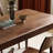Walnut Solid Wood Dining Table-98750577