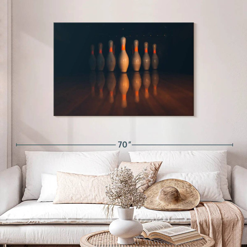 Sireci Bowling Pins Display, 30" H x 45" W
