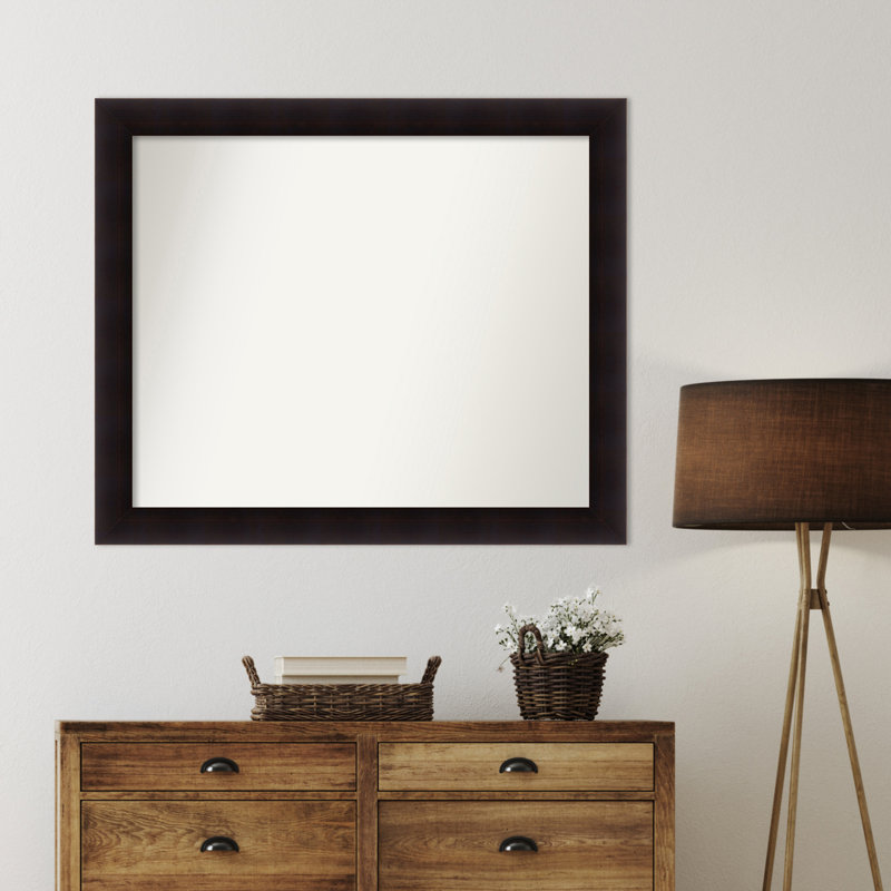 Miroir mural Jillissa, Rectangle, Noir, 36.75" x 43.75"