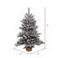Arbre de Noël artificiel pin blanc et vert enneigé 3,5 pi avec base Anoka