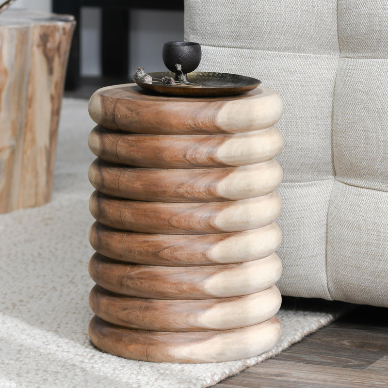 Gala Solid Wood End Table