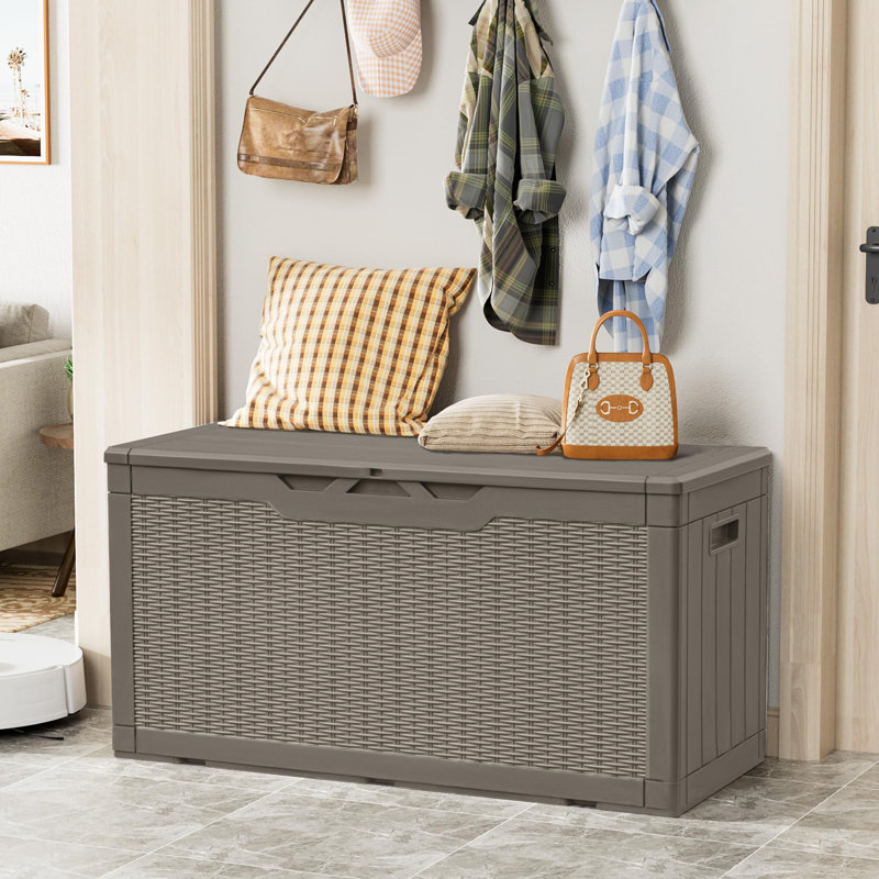 Coffre de rangement, Brun clair