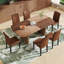 Ensemble de table de salle à manger à double caisson-112473207-112803881