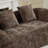 Compression Sofas Brown Chenille 2 Seat Compact Modern Home Lounge