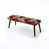 Motif floral corail vichy  est en rupture de stock