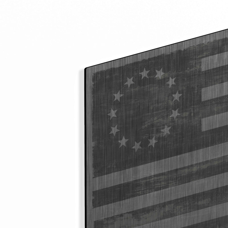 «Slate American Flag» par Sue Schlabach, H 12 po x l 16 po