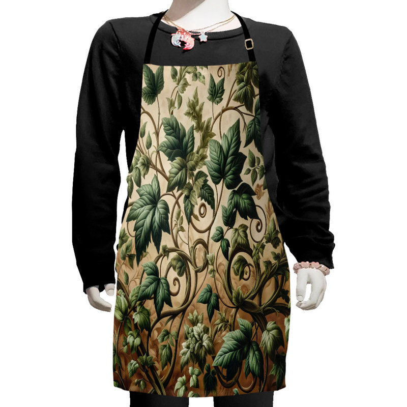 No Pattern Bib Apron