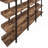 5-Tier Bookcase Home Office Open Bookshelf, Vintage Industrial Style Shelf With Metal Frame-388595247