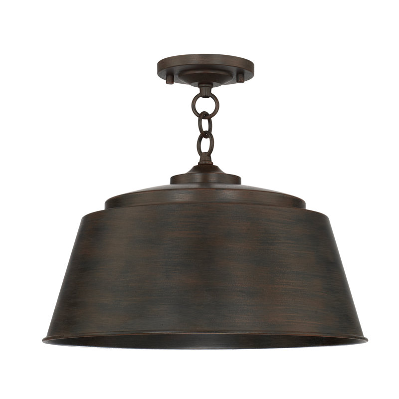 Luminaire suspendu en forme de dôme à 1 lumière Tybee
