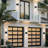 Atanasie 2-Light Matte Black Aluminum Led Wall Light-1783908997