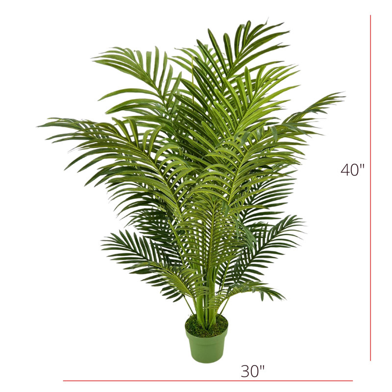 Palmier artificiel 36 po en pot