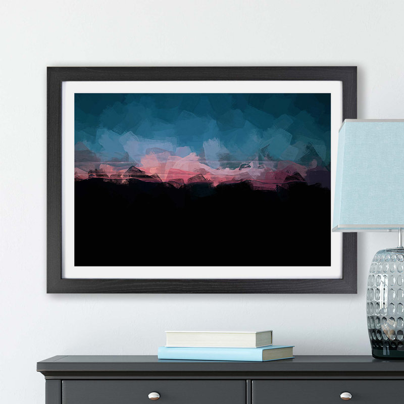The Lake District - Framed Print, Black, 33cm H x 45cm W x 2cm D