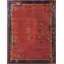 Hand Knotted Wool Area Rug in Pink