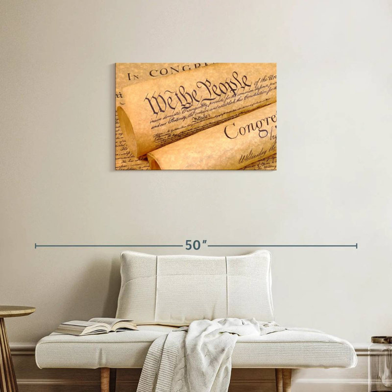 Keiri Declaration Of Independence Documents, 20" H x 30" W