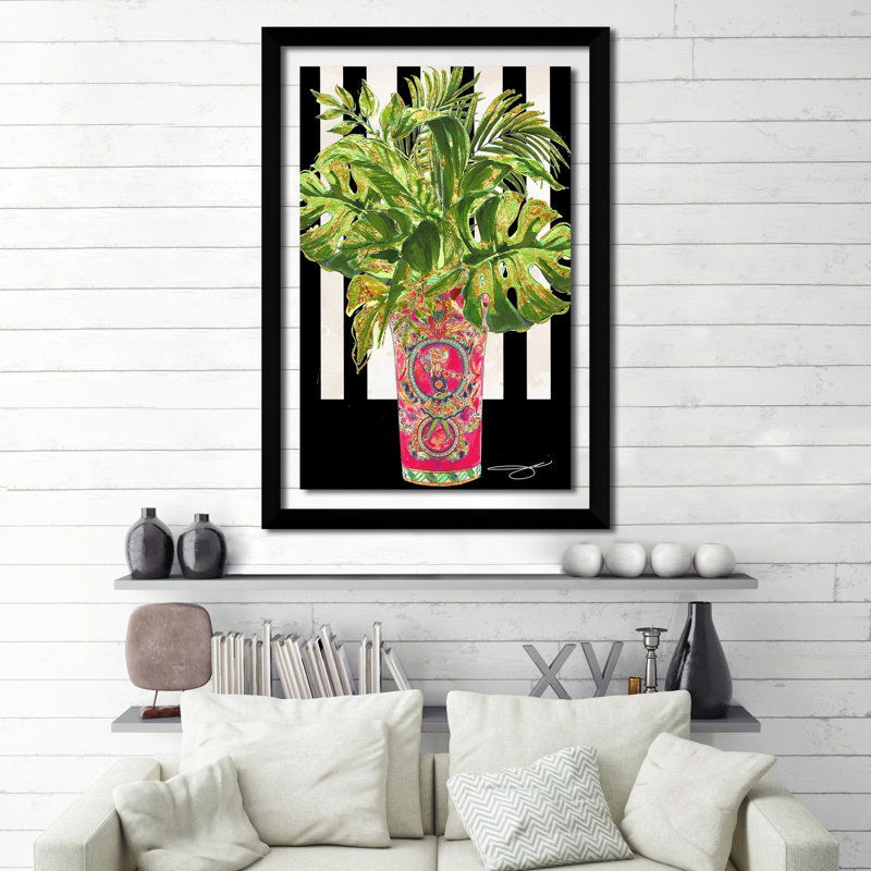 «Tropical Pink 1», reproduction d'impression, H 51,5 po x l 35,5 po x P 0,75 po, H 27,5 po x l 21,5 po x P 0,75 po