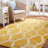 Dip Dye Hand Tufted Wool Geometric Rug-1395915773