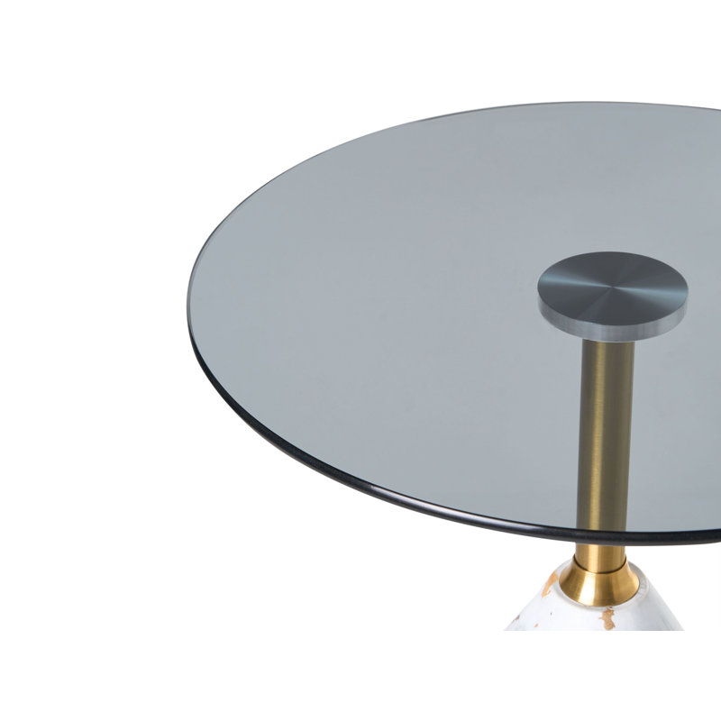 Pedestal End Table