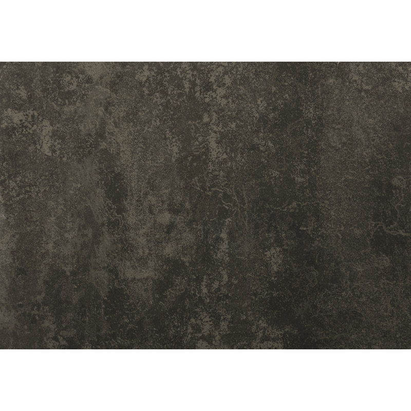 Ensemble de table, ensemble de 3 pièces, café, bout, salon, stratifié brun foncé, métal, contemporain, moderne, Marron foncé