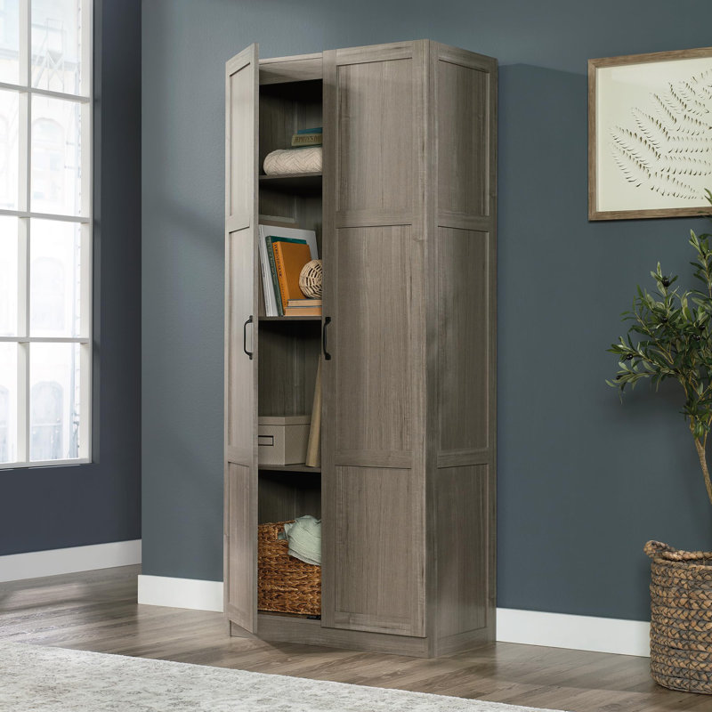 Armoire de rangement / garde-manger, finition, Sycomore argenté