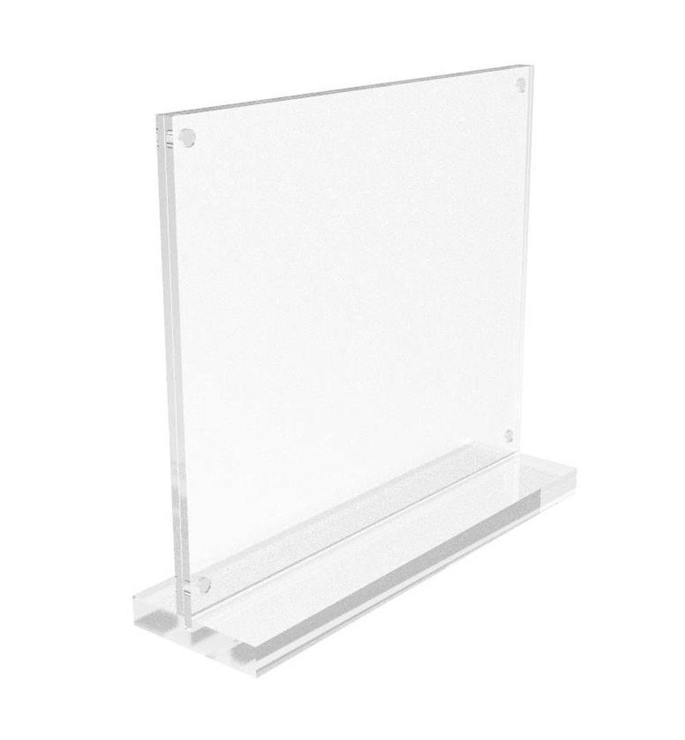 Clear Acrylic Picture Frame Magnetic Sign Holder Menu Holder Wrought Studio™ Photo 