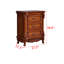 Armoire américaine en bois massif sculpté. Commode d'appoint