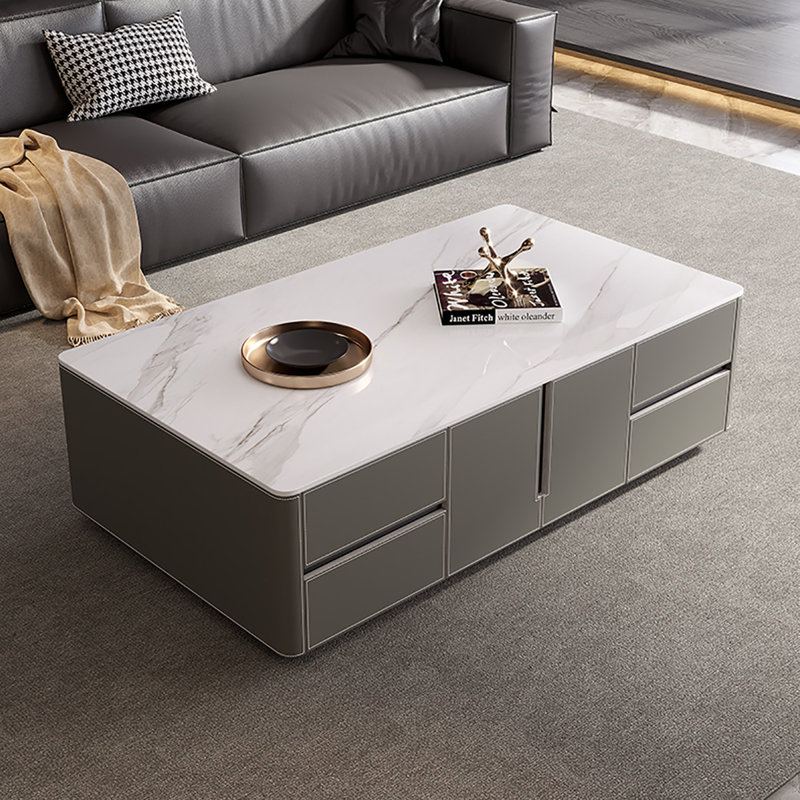 Table basse simple, H 16,5 po x L 47,2 po x l 23,6 po, Noir