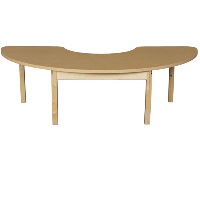 Table d'activité demi-cercle