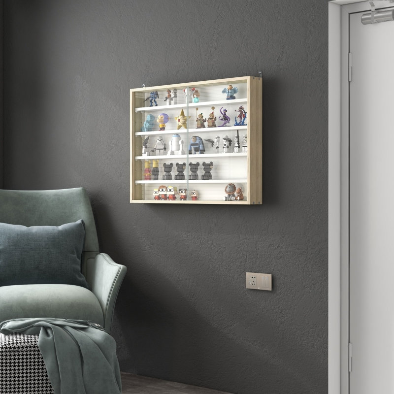Wall Shelf, Brown/White