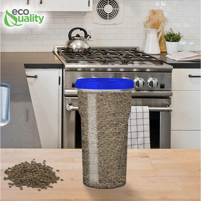  Rangement pour aliments 48 oz en plastique transparent avec couvercles Twist & Seal - hermétique, réutilisable et étanche - pour la préparation des repas, le déjeuner et les collations (32)