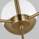 Avoca 3 Light Metal Dimmable Chandelier