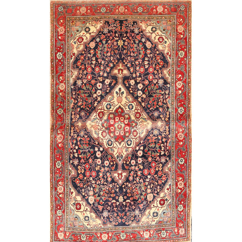 Huw Oriental Indoor Rug, Rectangle 5' x 7'