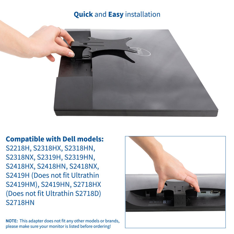 VESA Adapter for Compatible Dell Monitors