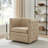 Calzada 31" Top Grain Leather Swivel Armchair-1665994498