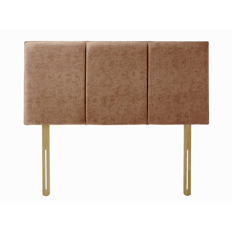 Ergys Upholstered Headboard, Mink, Chenille, Small Single (2'6)